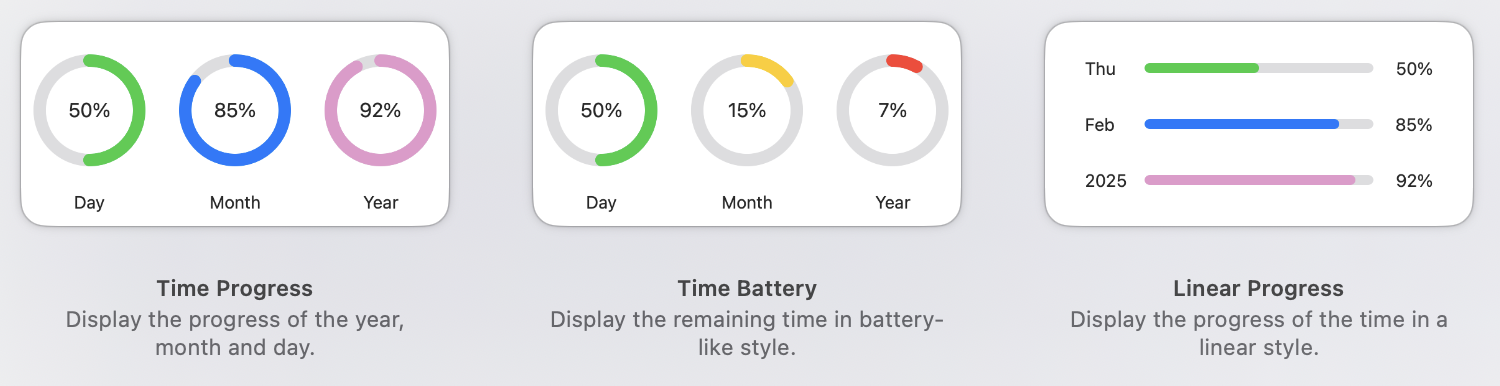 TimeProgress medium widgets
