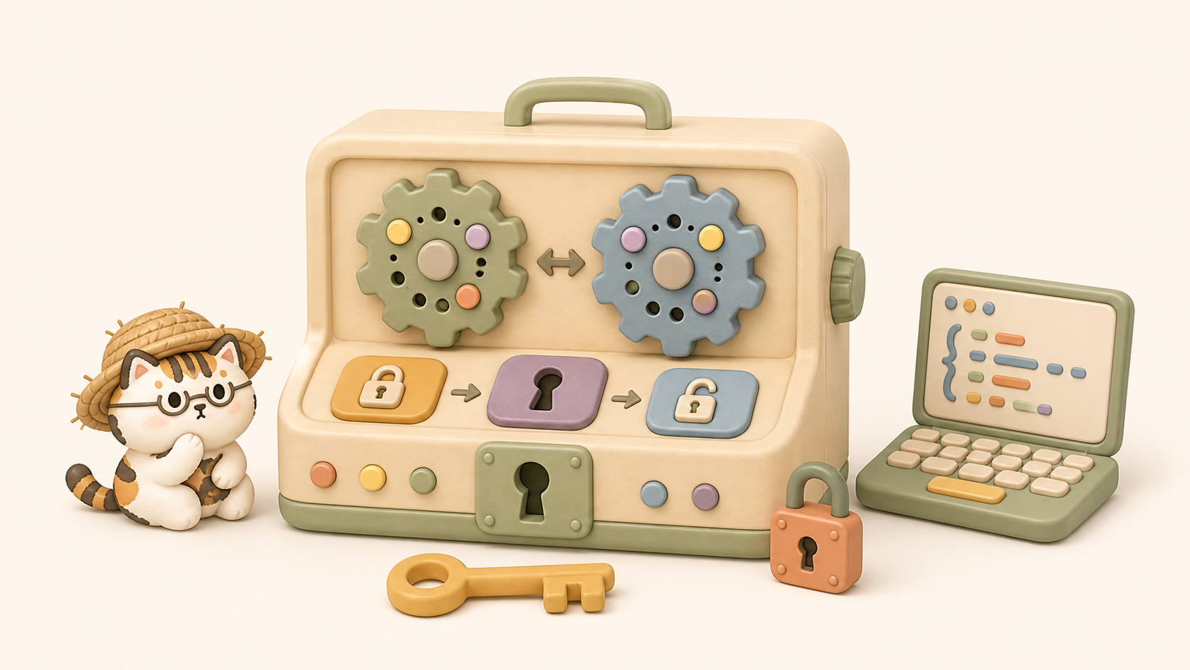 Toy RSA cover illustration